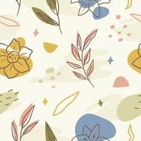 Abstract Floral Pattern Background vector
