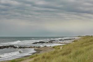 Seaside and landscape near town of Skagen in Denmark photo