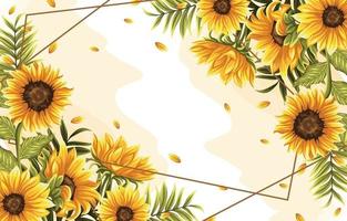 Sunflower Background Vector Art, Icons, and Graphics for Free Download