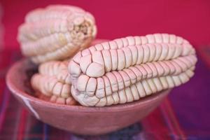 Three corns in a bowl photo