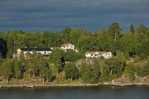 Bright day in the Stockholm archipelago photo