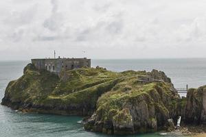 Castle at Tenby in Wales UK photo