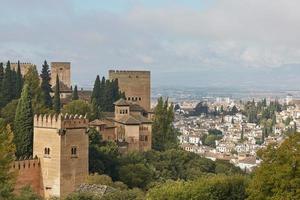 Ancient arabic fortress of Alhambra Granada Spain