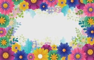 Beauty Flowers Background vector