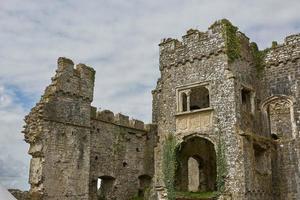 Carew Castle in Pembrokeshire Wales England UK