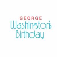 Ilustración vectorial de un fondo para el cumpleaños de George Washington vector