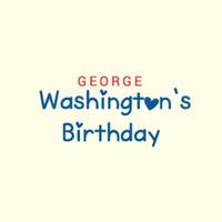 Ilustración vectorial de un fondo para el cumpleaños de George Washington vector