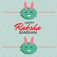 Vector illustration of a Background for Happy Raksha Bandhan Indian festival of sisters and brothers