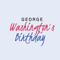 Ilustración vectorial de un fondo para el cumpleaños de George Washington vector