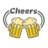 beer logo icon vector template design illustration