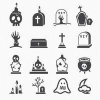 Rip icons set illustration vector