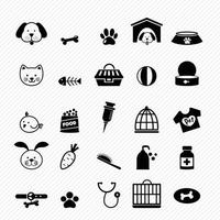 Dog icons illustration vector