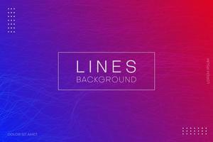 abstract lines background with gradient vector