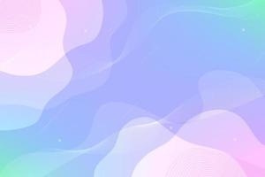 Abstract fluid shape background with gradient vector