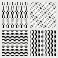 Black Squares pattern vector