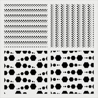 Seamless Hexagon Pattern vector