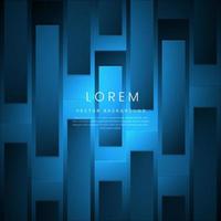 Abstract modern blue geometric background  Technology concept vector