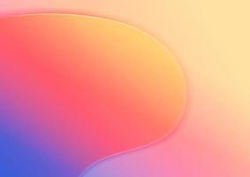 Abstract modern colorful template wave curved line background vector