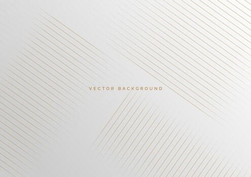 Fondo de lujo abstracto con diseño de líneas diagonales de rayas doradas vector