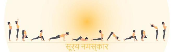 Surya namaskar steps benefit mantra yoga  more  nexoye
