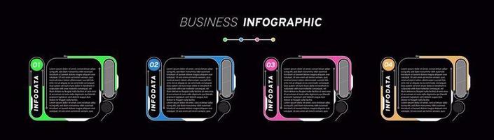 elementos de diseño de infografías de negocios conjunto de infografías 3d vector