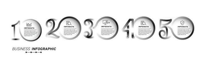 elementos de diseño de infografías de negocios conjunto de infografías 3d vector