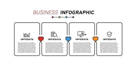 elementos de diseño de infografías de negocios conjunto de infografías 3d vector