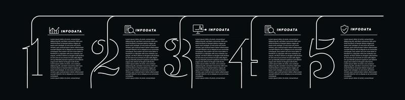 elementos de diseño de infografías de negocios conjunto de infografías 3d vector