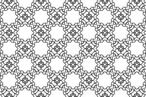 Seamless Abstract Floral Pattern in Oriental Style vector