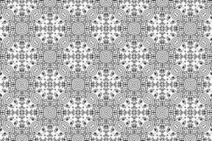 Ornament With Elements of Black and White Colors vector