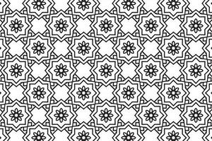 Seamless Abstract Floral Pattern in Oriental Style vector