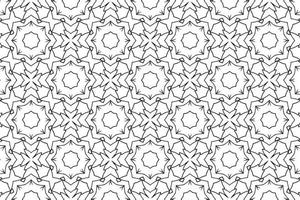 Seamless Abstract Floral Pattern in Oriental Style vector