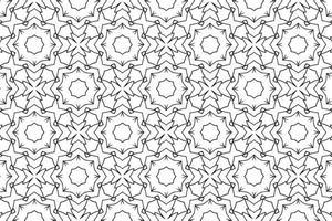 Seamless Abstract Floral Pattern in Oriental Style vector