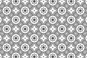 Seamless Abstract Floral Pattern in Oriental Style vector