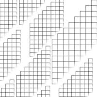 geometric pattern black elements white background vector