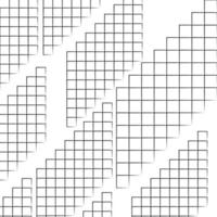 geometric pattern black elements white background vector