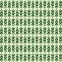 seamless pattern green leaf abstract vector design