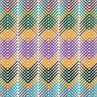 pattern of colorful geometric shapes vector