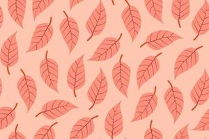 Modern leaf illustration pattern Tropical background with leaves vector