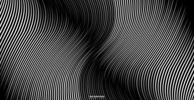 Abstract warped Diagonal Striped Background vector