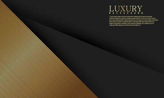 Modern premium background with golden lines vector