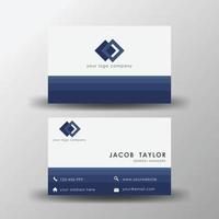 Abstract modern business card template vector