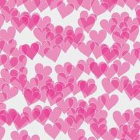 pink heart pattern abstract template vector