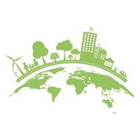 Green cities help the world with eco friendly concept ideas