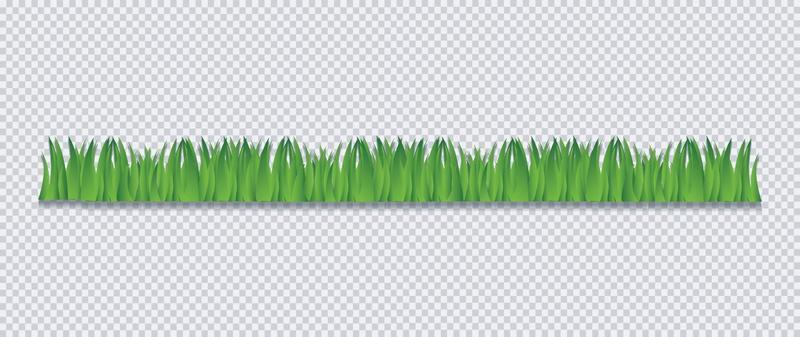 Grass Border Vector Illustration