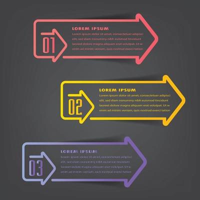 modern text box template banner Infographics