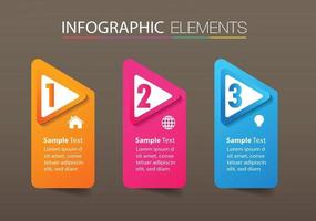 modern text box template banner Infographics vector