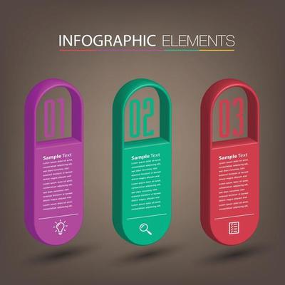modern text box template banner Infographics
