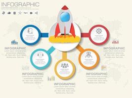 Step and timeline Infographic Templates for Business Vector Illustration process diagram