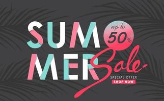 summer sale banner poster background